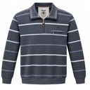 Montecarlo maglione mezza zip  taglie forti uomo colore fantasia blu  56335/747