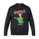 North Latitude felpa girocollo garzato di cotone Grinch taglie forti uomo colore nero 63337/0099