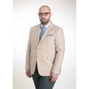 Lino Clemente giacca elegante taglie forti uomo colore sabbia Vespa 25148/2288