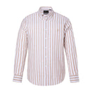 JP 1880 camicia misto lino manica lunga  taglie forti uomo colore rigato 846041