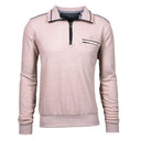 Montecarlo mezza zip  taglie forti uomo colore beige 46035/210