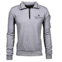 Montecarlo mezza zip  taglie forti uomo colore azzurro 46035/740