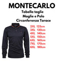Montecarlo polo manica lunga taglie forti uomo colore blu 33014/750