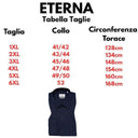 Eterna camicia manica lunga  taglie forti uomo colore blu 2132/19/EP71