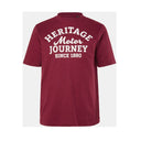 JP 1880 t-shirt taglie forti uomo colore bordeaux 844464