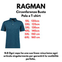 Ragman polo mezza manica taglie forti uomo colore verde fiammata 5435090/357