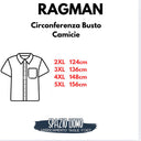 Ragman camicia mezza manica taglie forti uomo colore blu fantasia 5423190/900