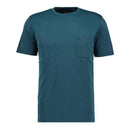 Ragman maglia girocollo mezza manica con taschino taglie forti uomo colore petrolio 540380/357