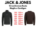Jack & Jones maglione girocollo taglie forti uomo colore marrone 12222486