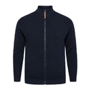 North 56°4 cardigan con zip intera taglie forti uomo colore blu navy 43132/0580