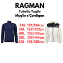 Ragman cardigan taglie forti uomo colore blu 3208095/711