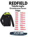 Redfield felpa taglie forti uomo colore nero RF-1020