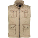 Red Point gilet smanicato taglie forti uomo colore fango 79026