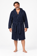 Maxfort accappatoio in spugna taglie forti uomo colore blu art okey