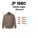 JP 1880 bomber in pannetto misto lana taglie forti uomo colore beige 840628/350