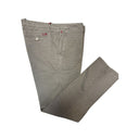 Kudis pantalone made in Italy taglie forti uomo colore puntellato beige/marrone Saverio 1563/269