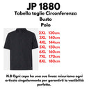 JP 1880 polo in cotone taglie forti uomo colore nero 845247