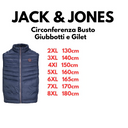 Jack & Jones 100 grammi smanicato taglie forti uomo colore blu navy 12263997