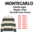 Montecarlo polo in cotone invernale taglie forti uomo colore blu  36314/752
