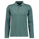 Ragman polo fiammata manica lunga taglie forti uomo colore verde 5433091/318