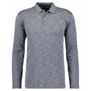 Ragman polo fiammata manica lunga taglie forti uomo colore grigio 5433091/023