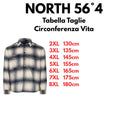 North 56°4 giacca in misto lana taglie forti uomo colore scozzese 33140
