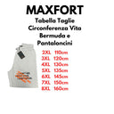 Blocco38 pantalone tuta corto maglina di cotone taglie forti uomo colore bianco B38473-001