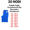 20 Nodi pantalone tuta corto maglina di cotone taglie forti uomo colore nero Scirocco