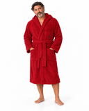 Maxfort accappatoio in spugna taglie forti uomo colore rosso art okey