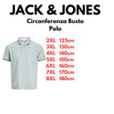 Jack & Jones polo mezza manica taglie forti uomo colore turchese 12143859
