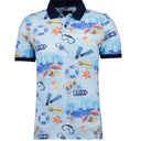 Ragman polo mezza manica taglie forti uomo colore azzurro 9206391