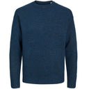 Jack & Jones maglione girocollo taglie forti uomo colore blu 12222486