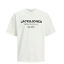Jack & Jones maglia mezza manica taglie forti uomo colore bianco 12251052