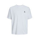 Jack & Jones maglia mezza manica taglie forti uomo colore bianco 12257373