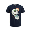 Jack & Jones maglia mezza manica taglie forti uomo colore blu navy 12231824