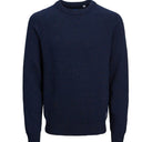 Jack & Jones maglione girocollo taglie forti uomo colore blu 12227328