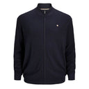 Jack & Jones cardigan zip intera taglie forti uomo colore blu 12267899
