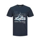 Jack & Jones maglia mezza manica taglie forti uomo colore blu 12235442