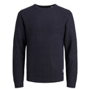 Jack & Jones maglione girocollo taglie forti uomo colore blu 12227175