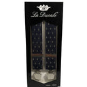 La Ducale bretelle taglie forti uomo colore fantasia blu 939/GL 006