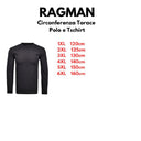 Ragman maglia Basica manica lunga taglie forti uomo colore blu 400180/070
