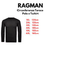 Ragman maglia Basica manica lunga taglie forti uomo colore nero 400180/009