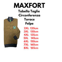 Maxfort bomber interno felpato taglie forti uomo colore tabacco 40100-255