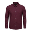 Fabio Rossi camicia manica lunga cotone  taglie forti uomo colore bordeaux fr205/118