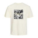 Jack & Jones maglia mezza manica taglie forti uomo colore burro 12257517