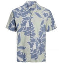 Jack & Jones camicia mezza manica taglie forti uomo colore verde 12255270