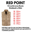 Red Point smanicato taglie forti uomo colore cammello Buster 79026 2301