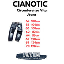 Cianotic jeans con strappi taglie forti uomo colore sabbia Rem