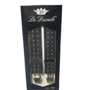 La Ducale bretelle taglie forti uomo colore fantasia nero 939/GL 001