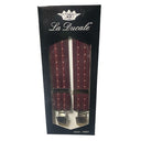 La Ducale bretelle taglie forti uomo colore fantasia bordeaux 939/GL 004